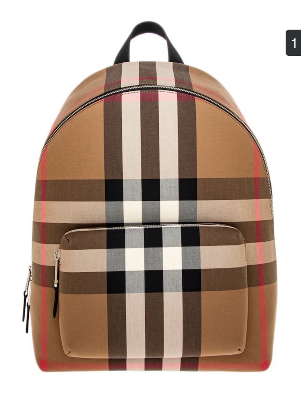 Authentic New Burberry Classic Check Plaid Men's Jeff Backpack